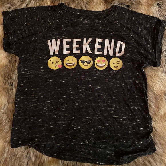Weekend Emoji Tee - Picture 1 of 1
